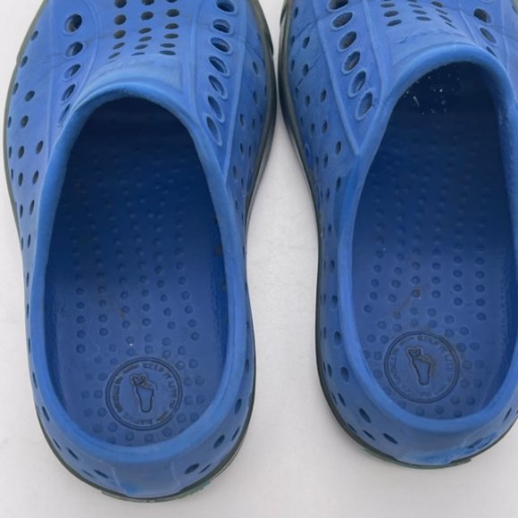 Native Jefferson Size C8 8 Navy Blue Toddler Slip On Shoes - Picture 8 of 11